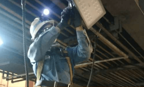 Install Power & Lampu Baru